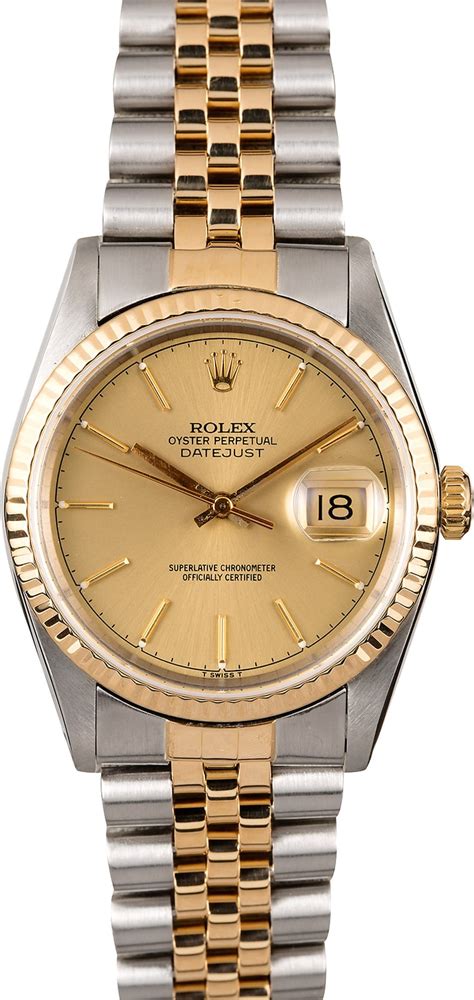 rolex 16233 oyster perpetual date certified|rolex 16233 price guide.